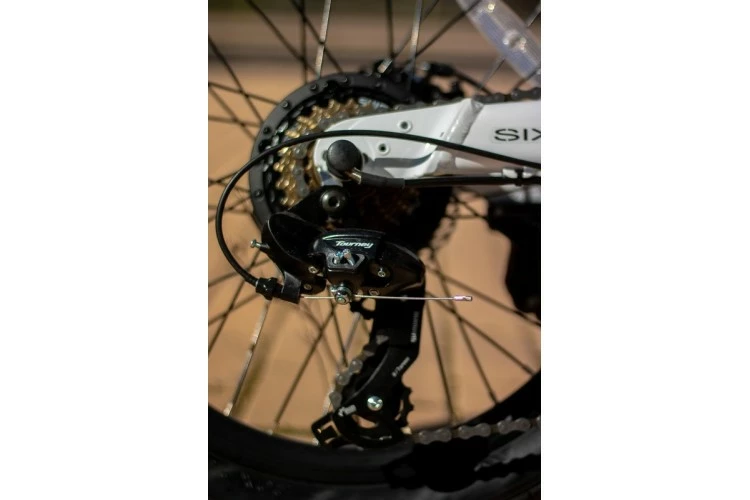 E-BIKE PLEGABLE SIX BIKES FAT ESB-66 BLANCO - Imagen 4