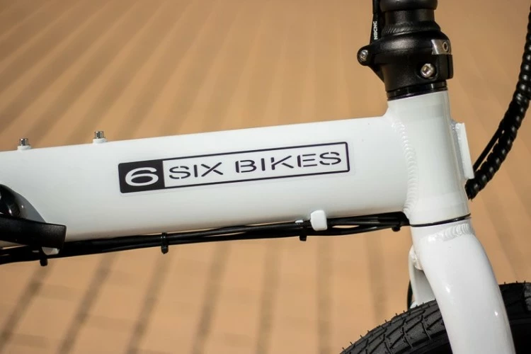 E-BIKE PLEGABLE SIX BIKES FAT ESB-66 BLANCO - Imagen 5