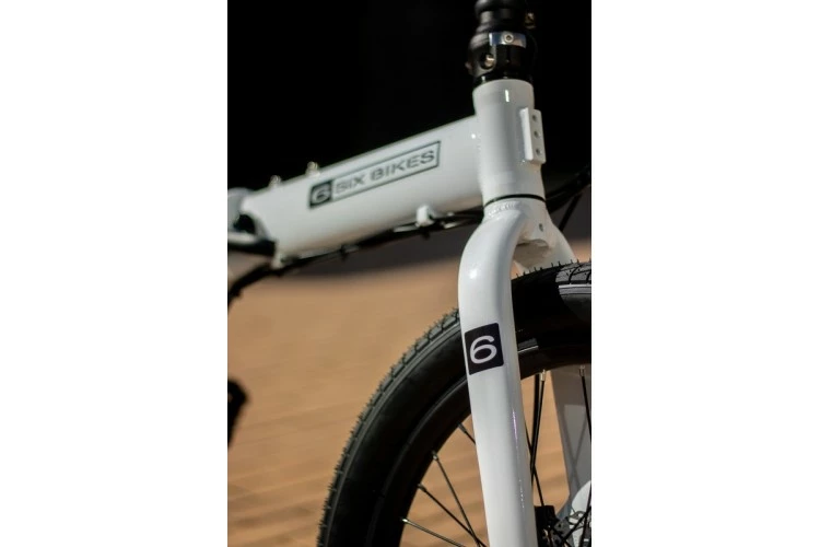 E-BIKE PLEGABLE SIX BIKES FAT ESB-66 BLANCO - Imagen 6