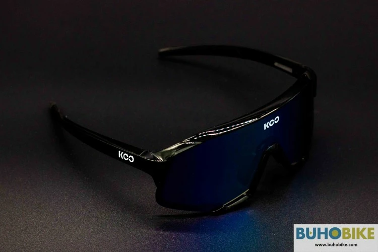 GAFAS CICLISMO KOO DEMOS NEGRAS LENTE GREEN MIRROR - Imagen 2