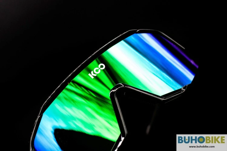 GAFAS CICLISMO KOO DEMOS NEGRAS LENTE GREEN MIRROR - Imagen 3