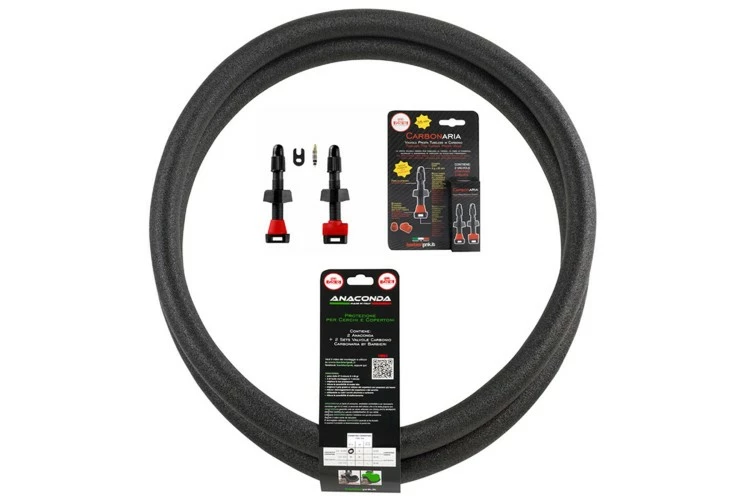 KIT MOUSSE BARBIERI ANACONDA GRAVEL 700X32-45 VALVULAS CARBO