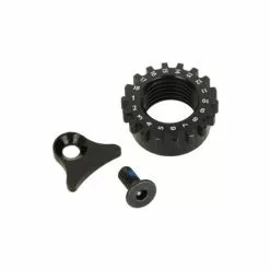 TUERCA Y SOPORTE PARA EJE 15MM HORQUILLAS FOX