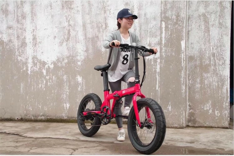 E-BIKE PLEGABLE SIX BIKES FAT ESB-66 ROJO